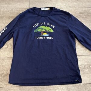 U.S. Open Collection Torrey Pines Golf Long Sleeve  Shirt Women’s XXL Blue